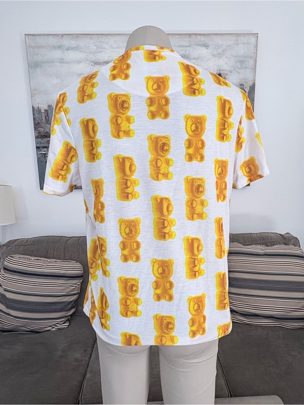 Bushwick Supply New York Gummy Bear Tee - Orange on White - Picture 2 of 3